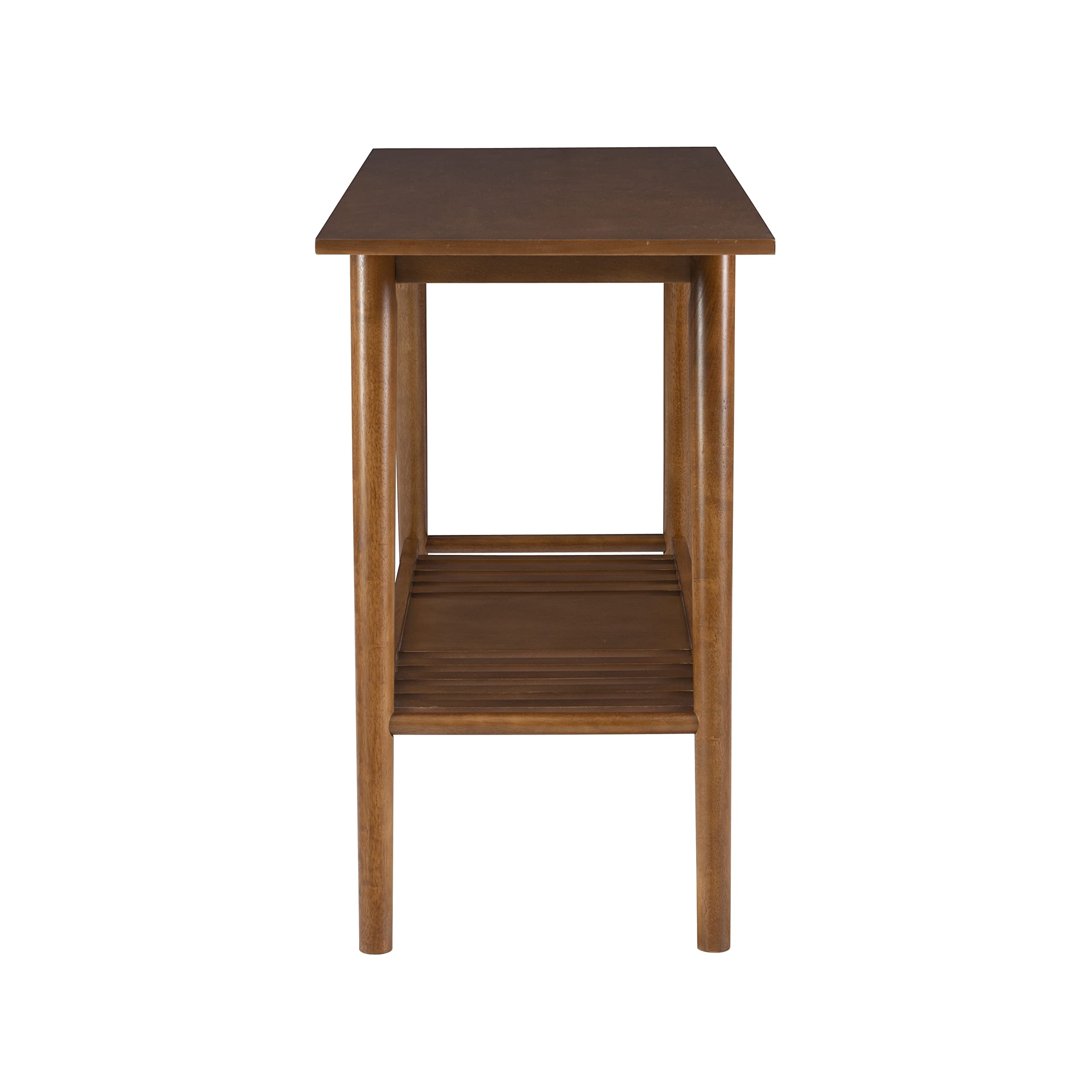 Linon Melissa Mid-Century Walnut Console Table, Medium