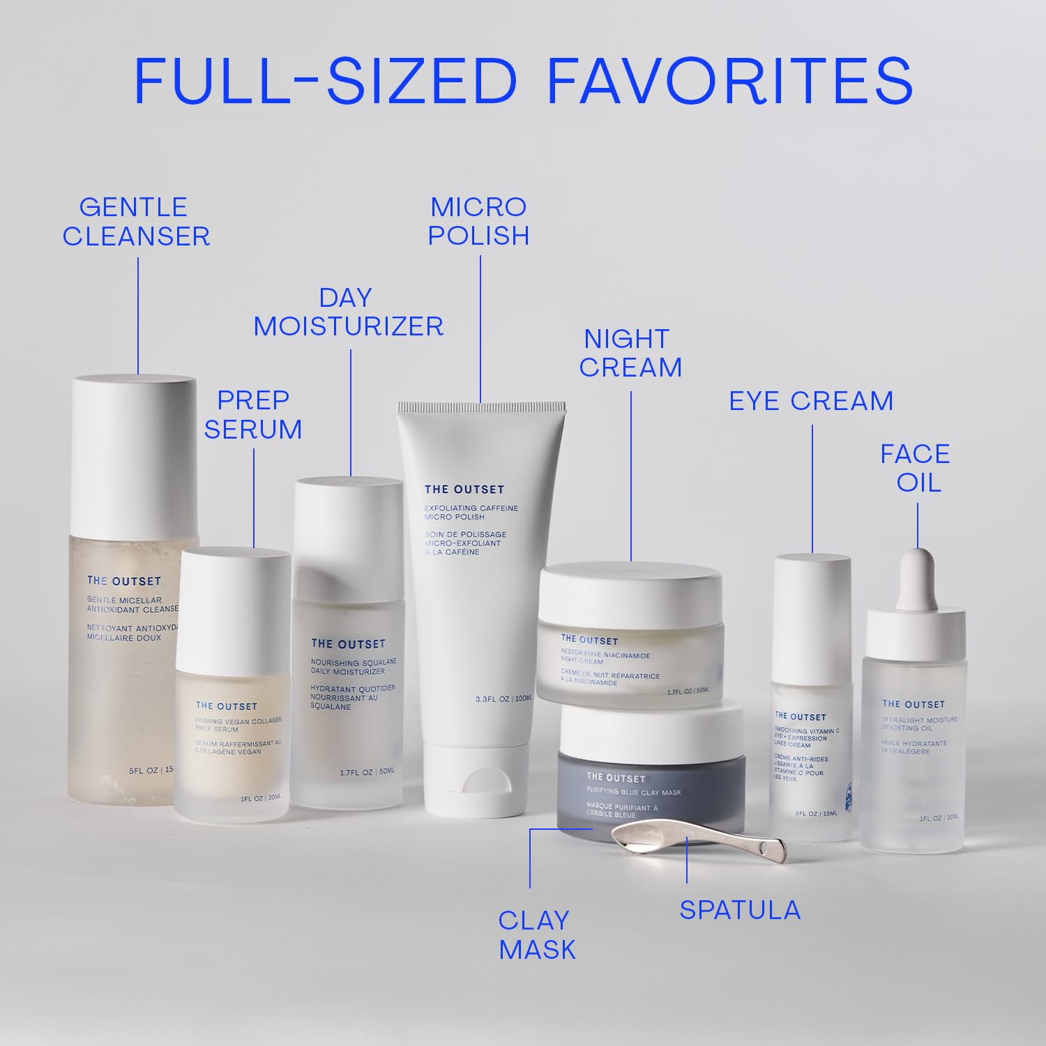 The Outset The Glow You Give Superset | Skincare Essentials | Vegan | Gluten Free | Clean Beauty | Unisex for All Skin Types | 15.9 oz