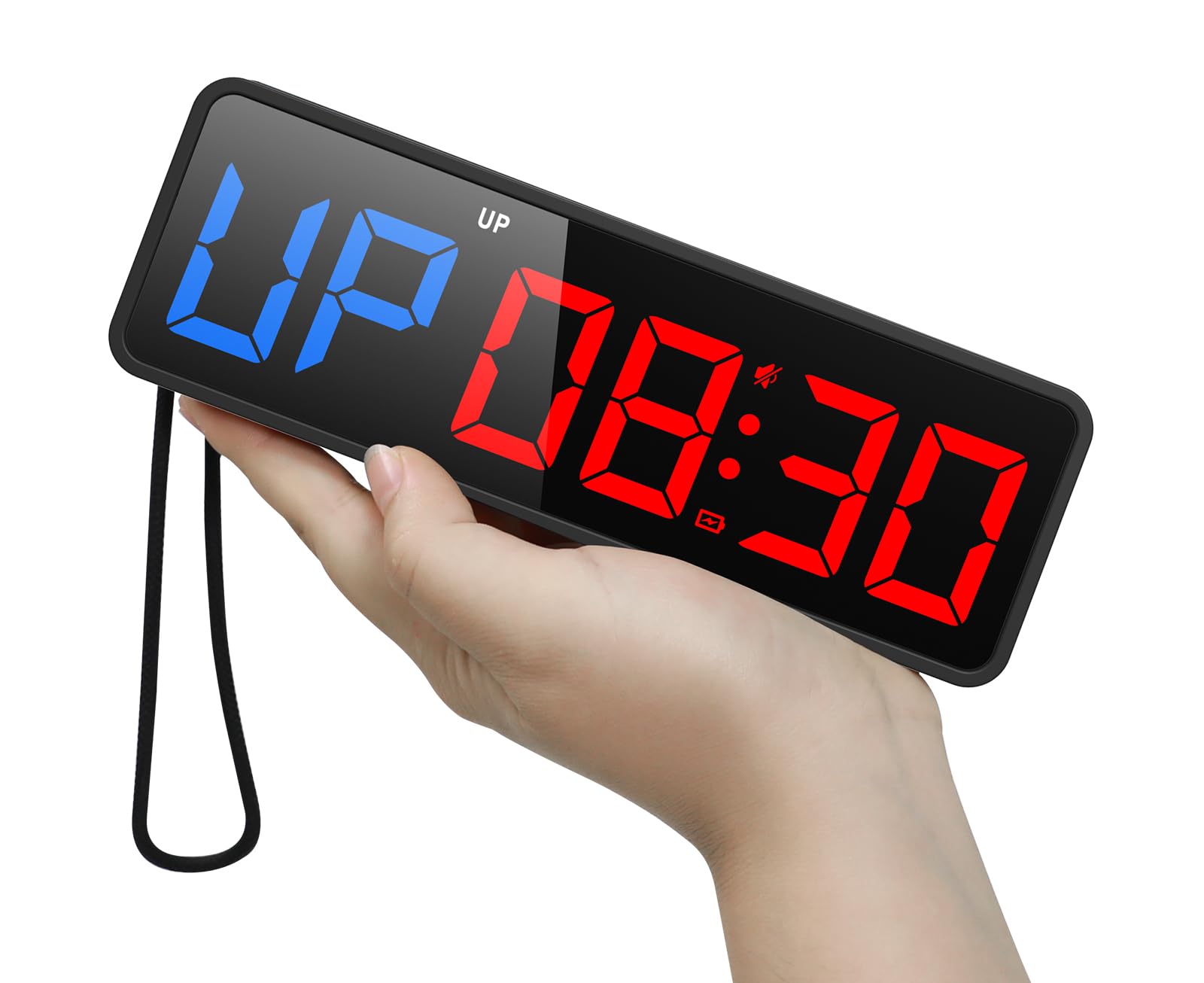 ANJANK Small Portable Gym Timer Clock, Stopwatch, Workout Interval Tim