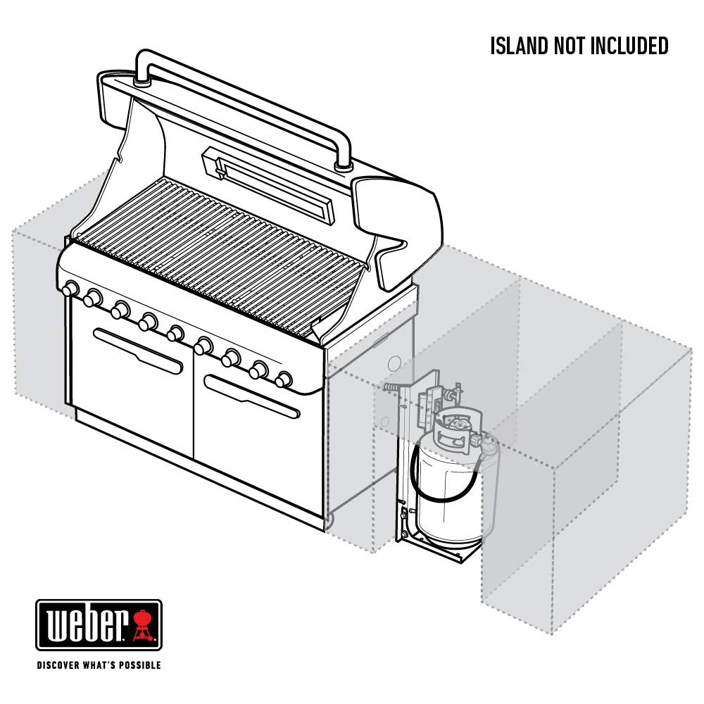 Weber Summit S-660 Built-In Liquid Propane Gas Grill, Stainless Steel