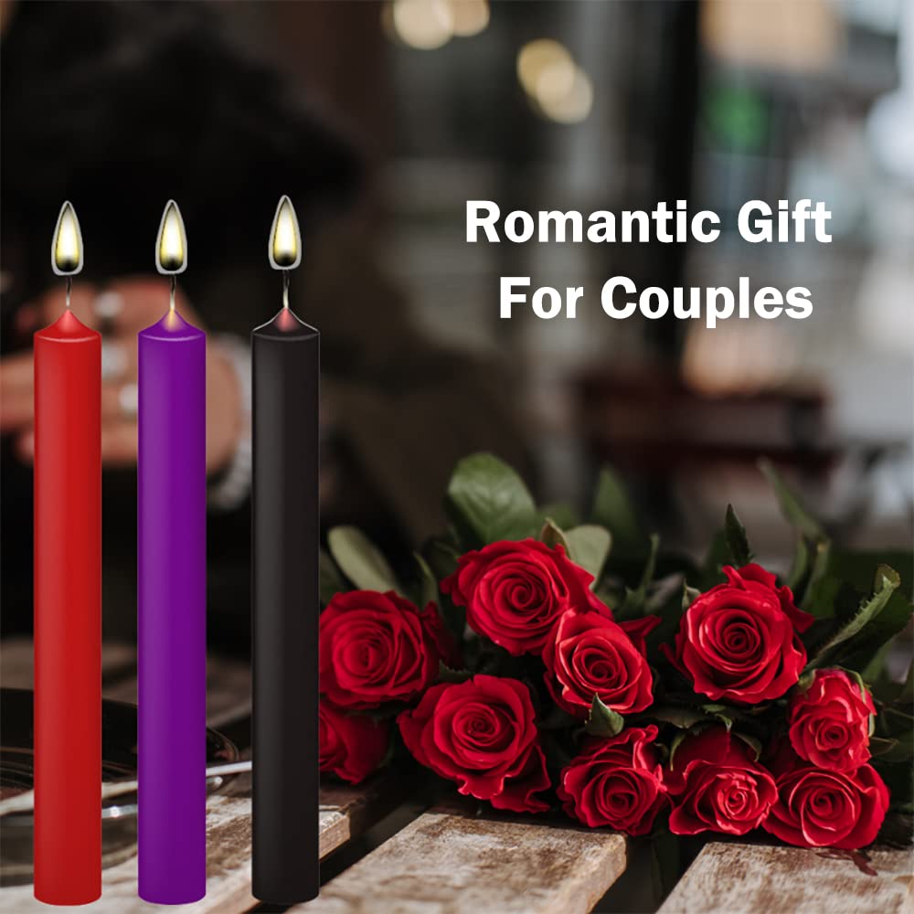 Low Temperature Candles Low Heat Candles Romantic Wax Play Candles for Lovers Couples Wedding