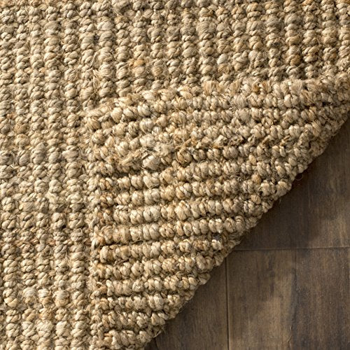 SAFAVIEH Natural Fiber Collection Runner Rug - 2'3" x 21', Natural, Handmade Farmhouse Jute, Ideal for High Traffic Areas in Living Room, Bedroom (NF747A)