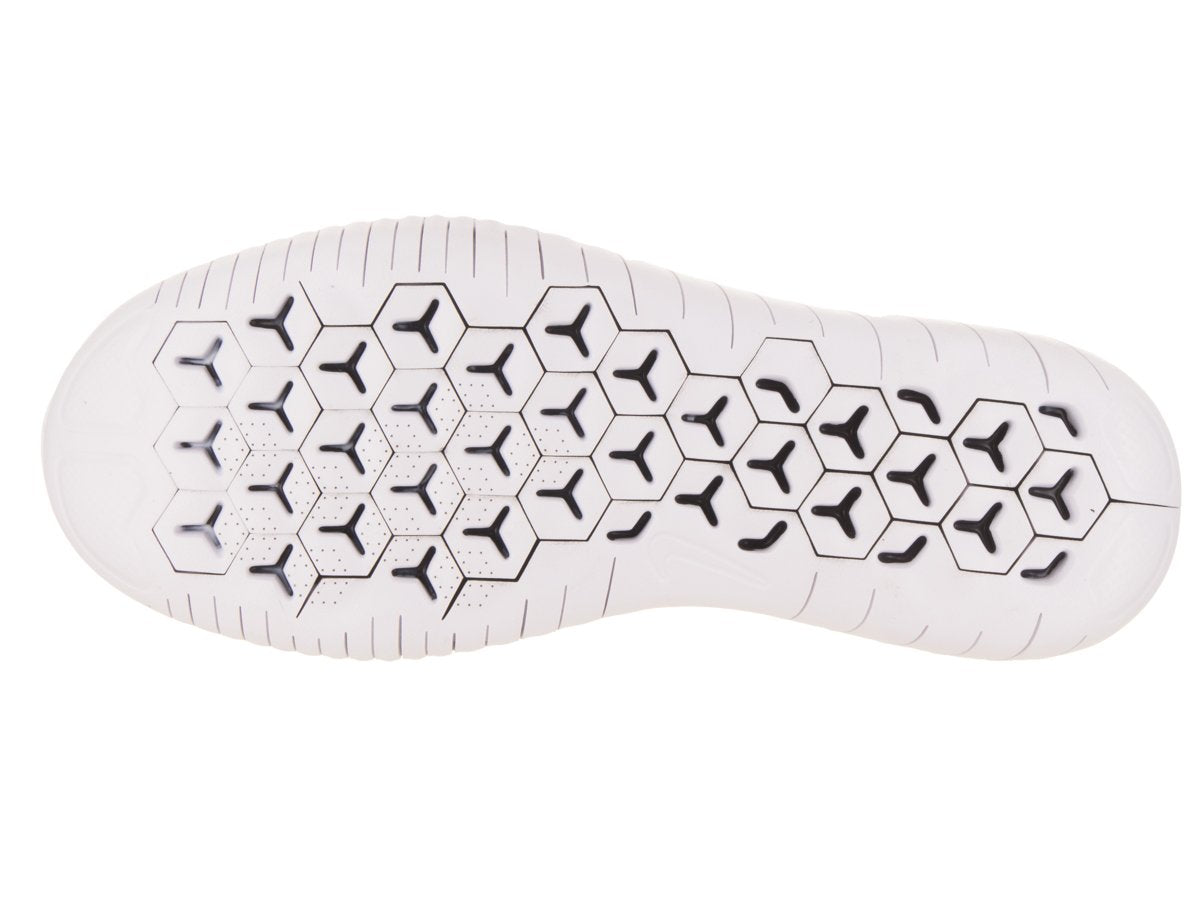 Nike Womens WMNS Free RN Flyknit 2018 942839 101 - Size 8W White/Black