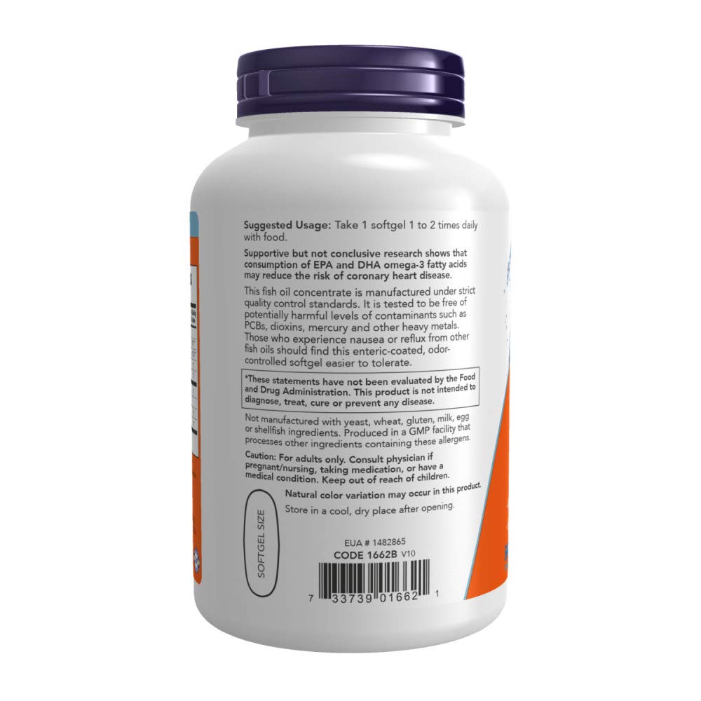 Now Foods - Ultra Omega-3 500 EPA/250 DHA - 180 Softgels