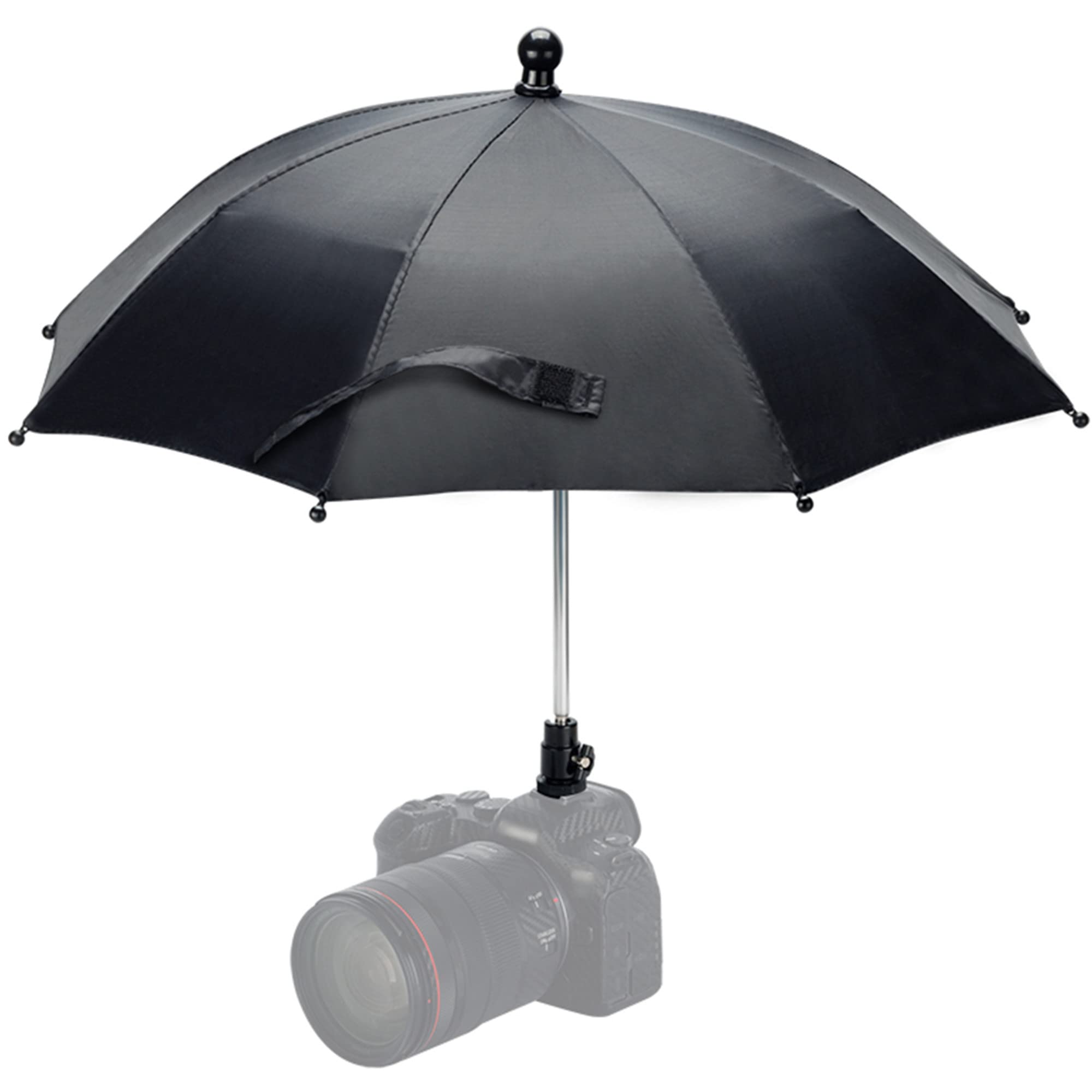 DSLR Mirrorless Camera Hot Shoe Umbrella Rain Cover Protector Sunshade for Canon EOS R100 R50 R8 R7 R10 R3 R6 Mark II R5 C Rp R Rebel T8i T7 90D A7RV A7 IV A7S III II Z8 Z9 Z30 Z5 Z6 Z7II