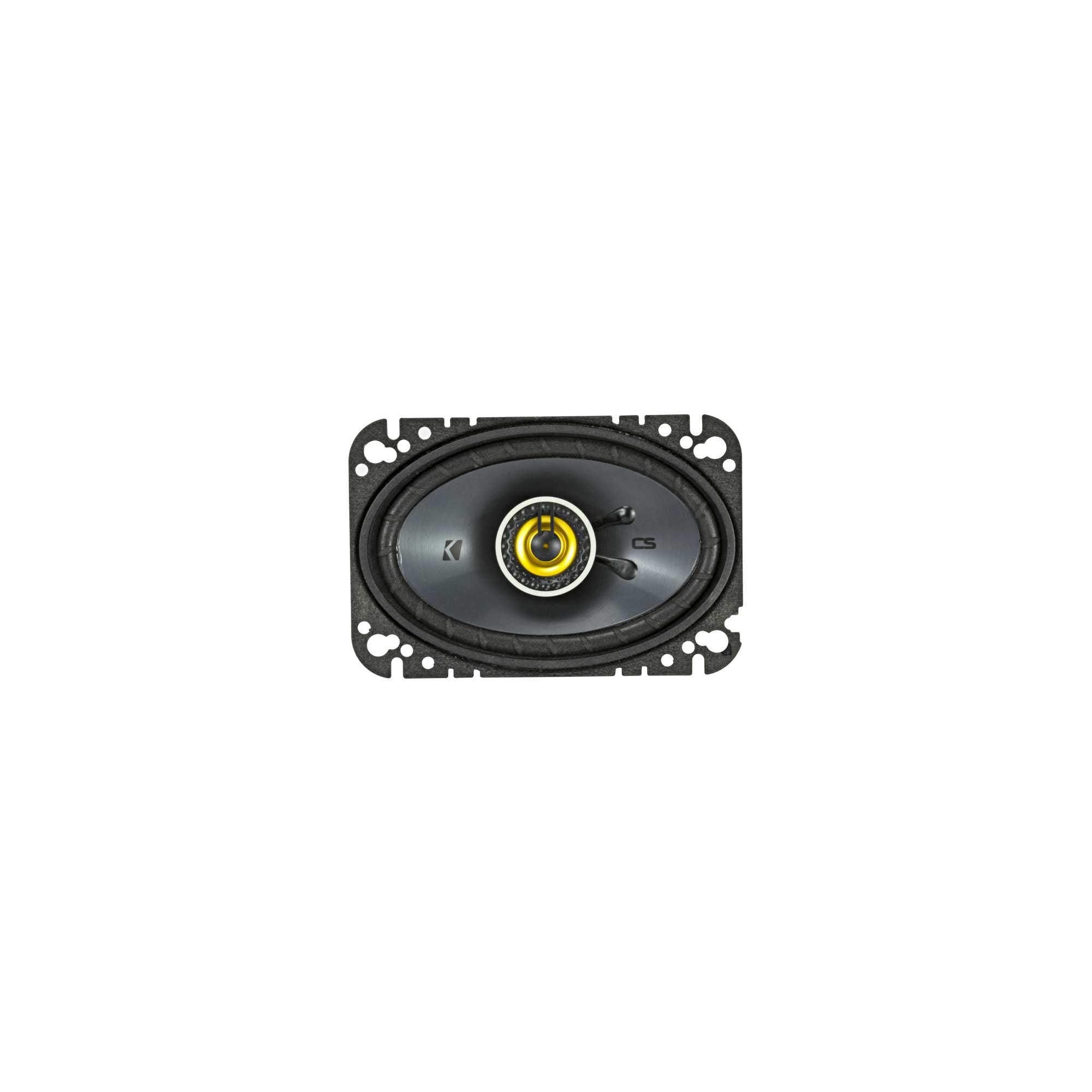 Kicker 46CSC464 CS-Series CSC46 4x6-Inch (100x160mm) Coaxial Speakers, 4-Ohm (Pair)