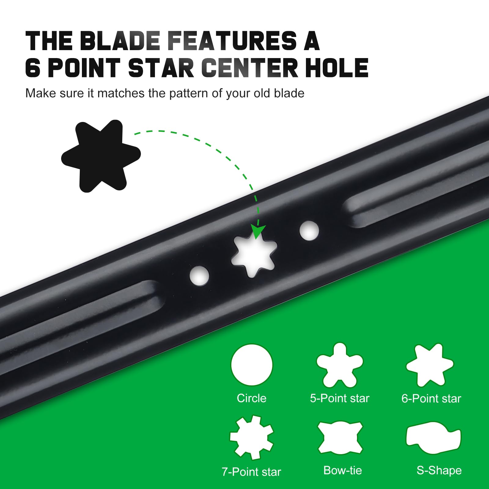 Grasscool TB30 30 inch Mower Blade for Troy Bilt TR30 TB30R Cub Cade CC30 CC30H Craftsman R1000 RER1000 R1500 30'' Deck Mower Replace for 942-04385 742-04385