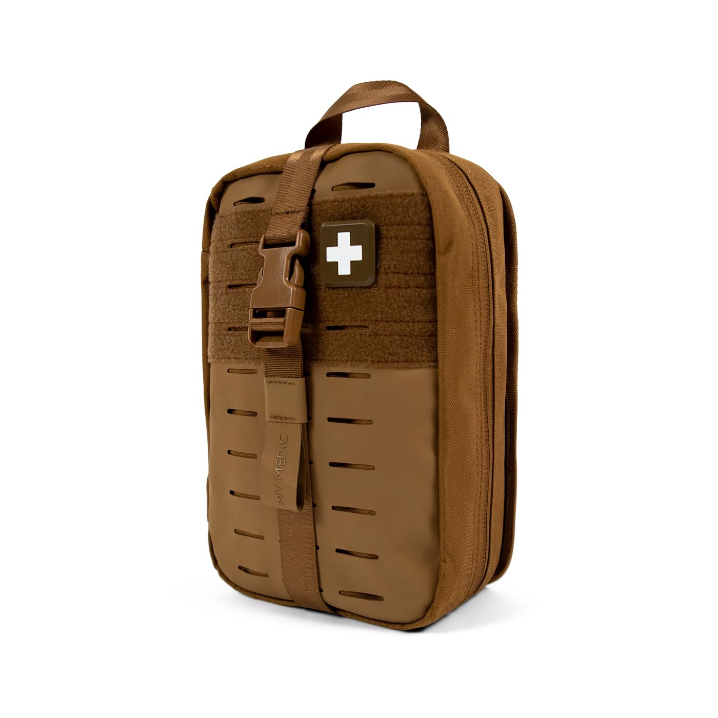 My Medic MyFAK Standard - Ifak First Aid Kit - HSA FSA Eligible - 132 Life Saving Trauma and Medical Items - Survival Kit for Camping or Your Car - Coyote