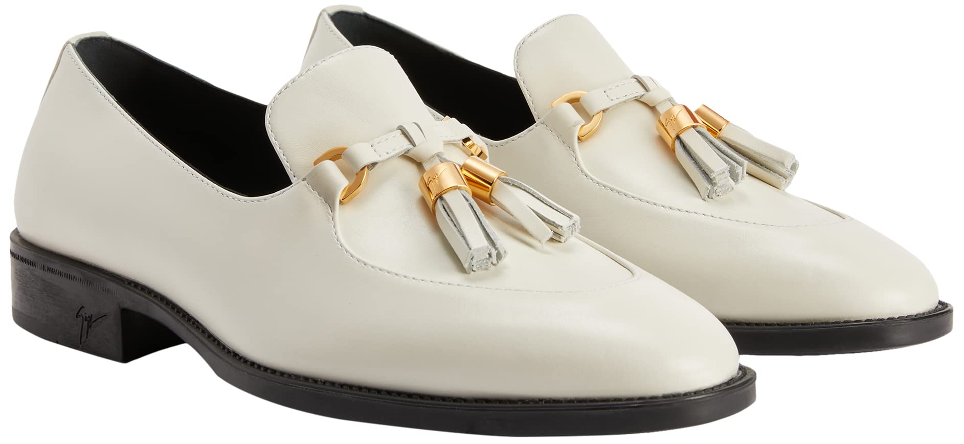 Giuseppe Zanotti, Zenobe Loafers, 9, White