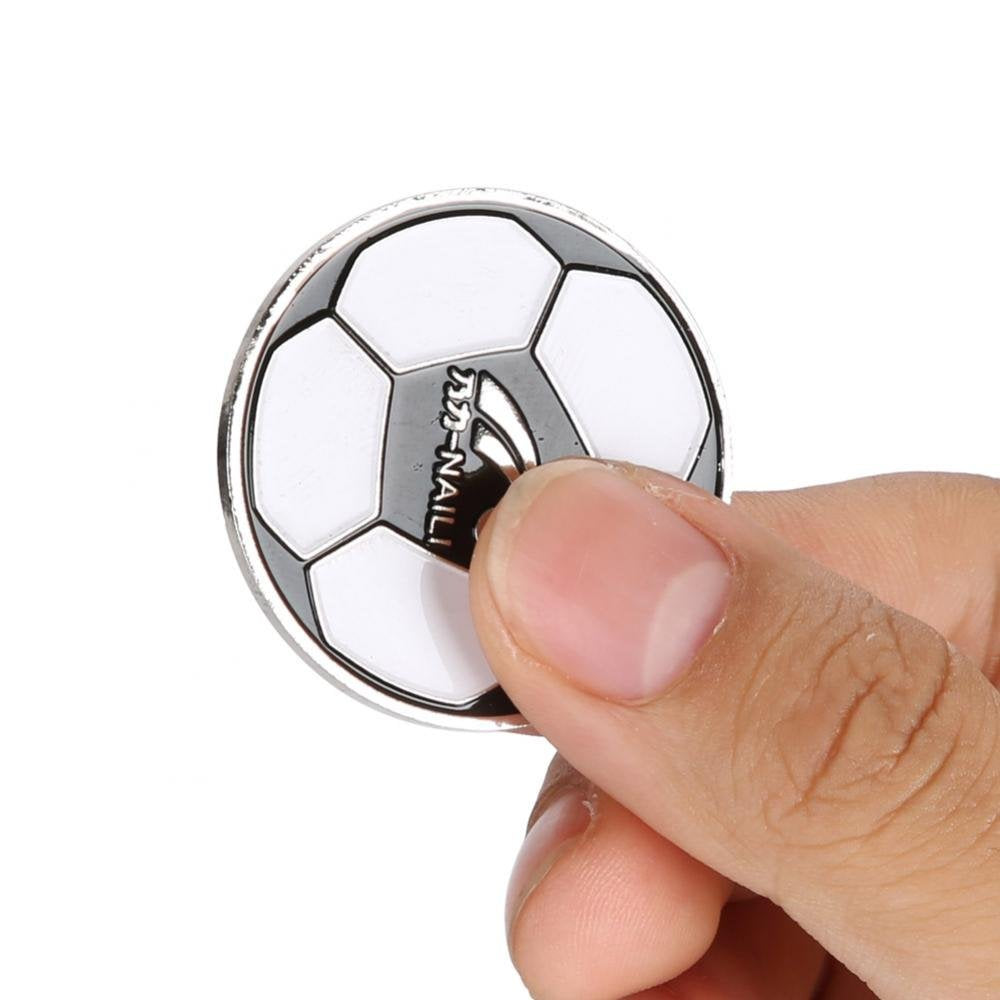 VGEBY1 Football Coins, Alloy Flip Coin Soccer Referee Coins with Case for Pick Side