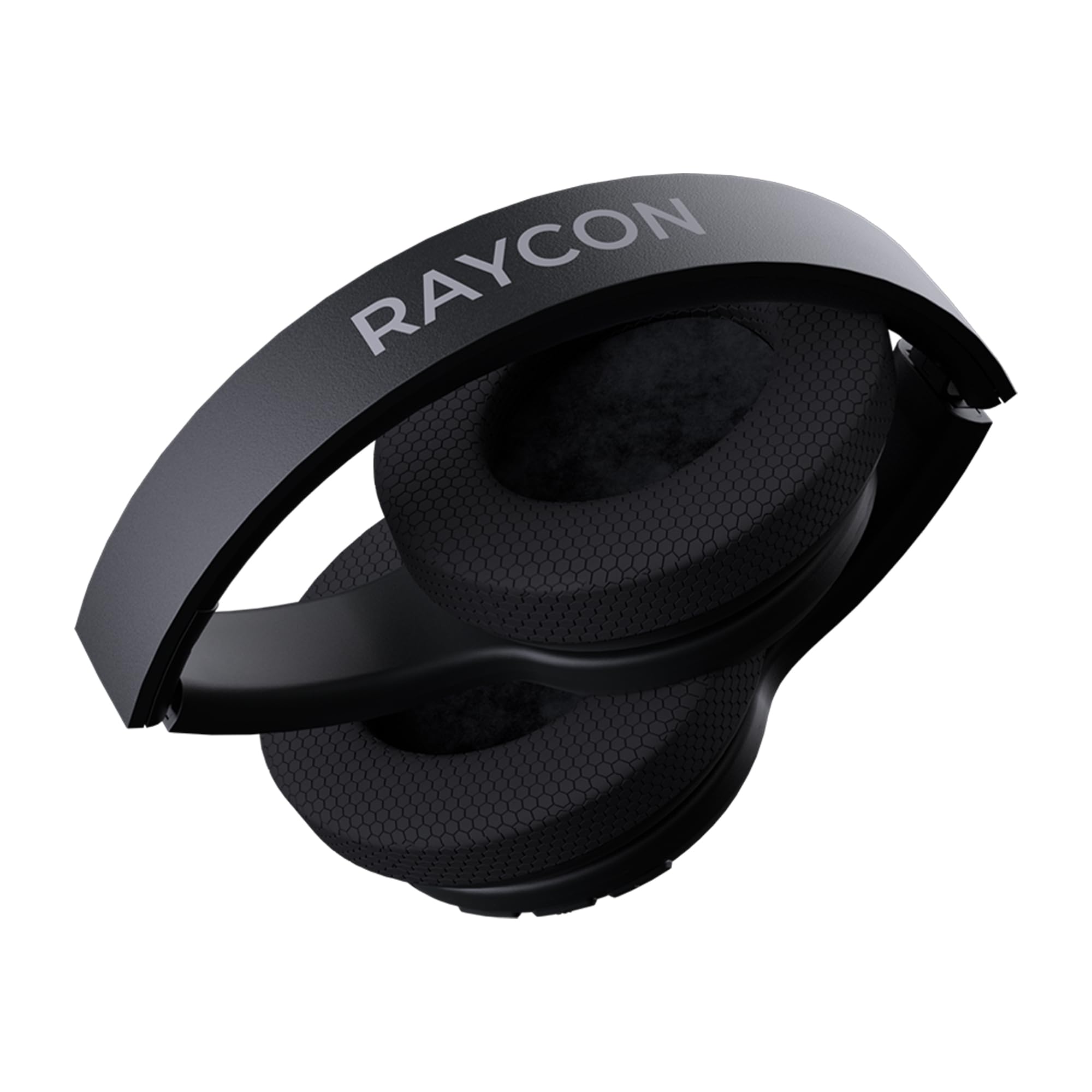 Raycon Fitness Headphones - Wireless Over-Ear-Headphones with 45 Hours of Battery, Active Noise Cancellation, Awareness Mode, 3 Quick Swap Ear Cushions, IPX4 Water Resistance (Black)