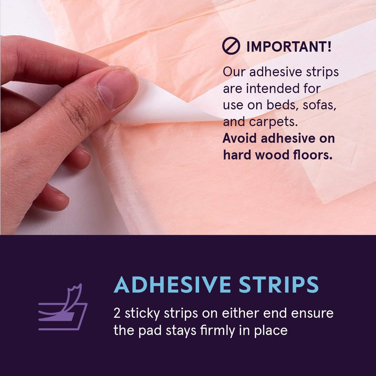 XXL Bed Pads, 5-Layer Disposable 30 x 36 Chucks Pee Pads for Incontinence Bed Wetting for Adults, Elderly & Kids [50 Pads] Heavy-Duty Extra Large Underpads - 30x36 - With 2 Adhesive Strips on Each Pad