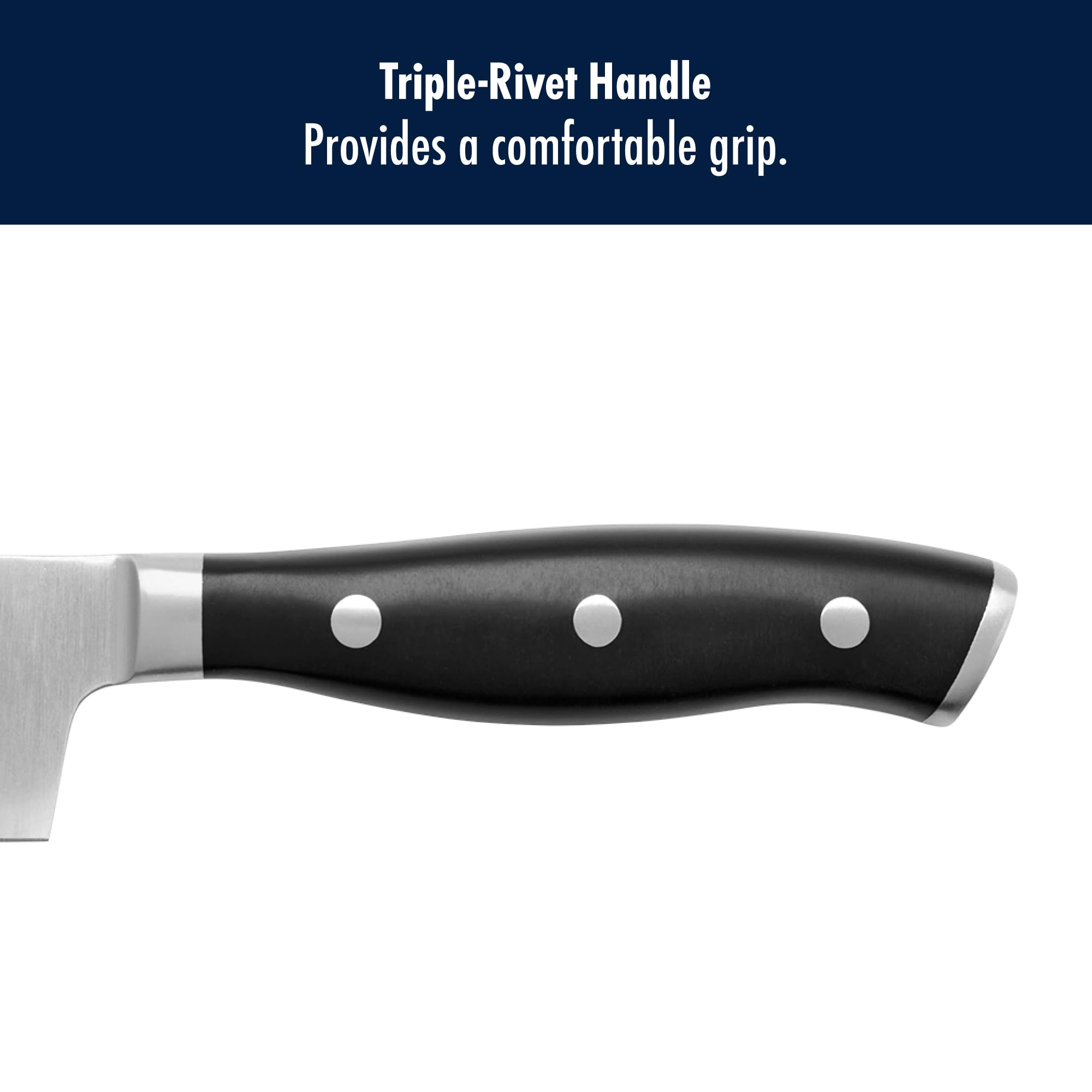 HENCKELS Forged Accent Razor-Sharp 2-pc Knife Set, Santoku Knife 5 Inch, Santoku Knife 7 Inch, German Engineered Informed by 100+ Years of Mastery,Black