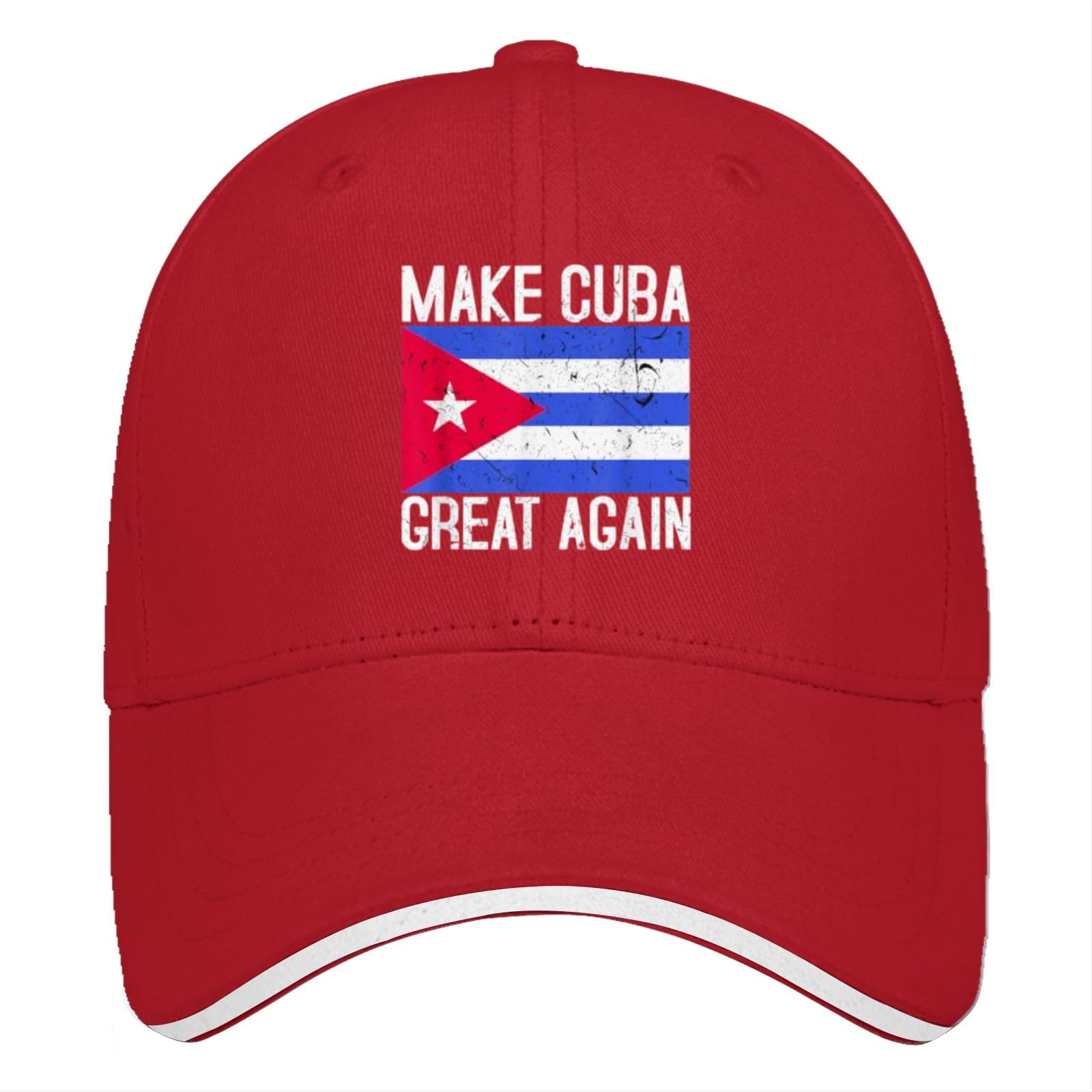 liabiliies Make Cuba Great Again Hat Men Baseball Hats Funny Gifts for Men Red