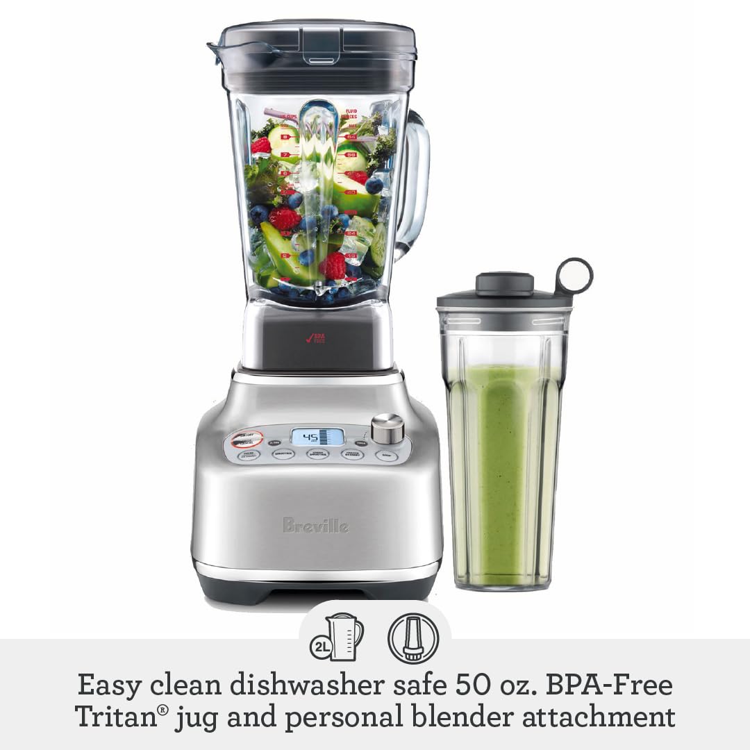 Breville the Super Q™ Blender, BBL920BSS, Brushed Stainless Steel