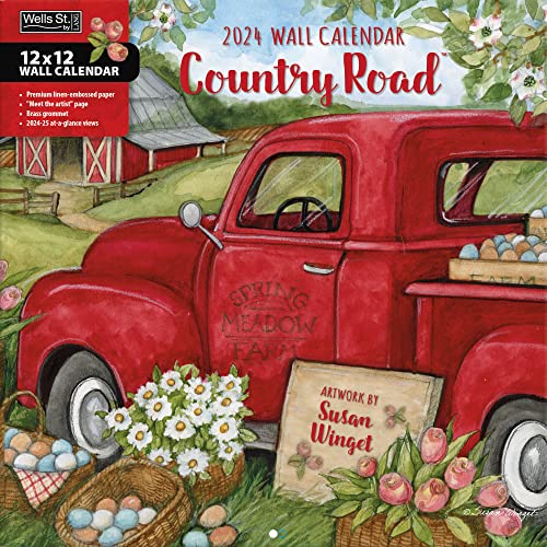 WSBL Country Road 2023 12X12 Wall Calendar (23997001744)