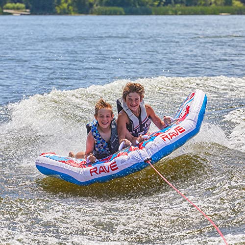 RAVE Sports Mambo Boat Towable Tube - Inflatable Boating Tube for 1-3 Riders