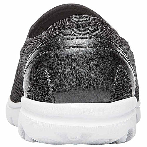 Propét Women TravelActiv Slip-On Sneaker, Silver, 9.5 Wide