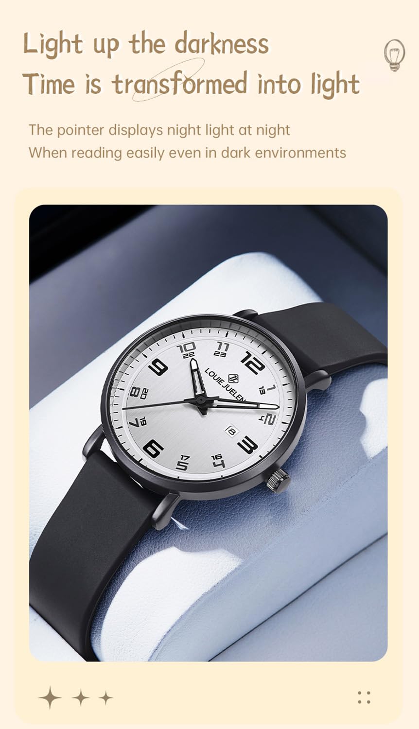 BESTKANG Minimalist Digital Men's Quartz Watch Waterproof Casual Teen Watch Stylish Sports Design Durable Silicone Strap Perfect for Daily Wear Outdoor Activities (Gray)