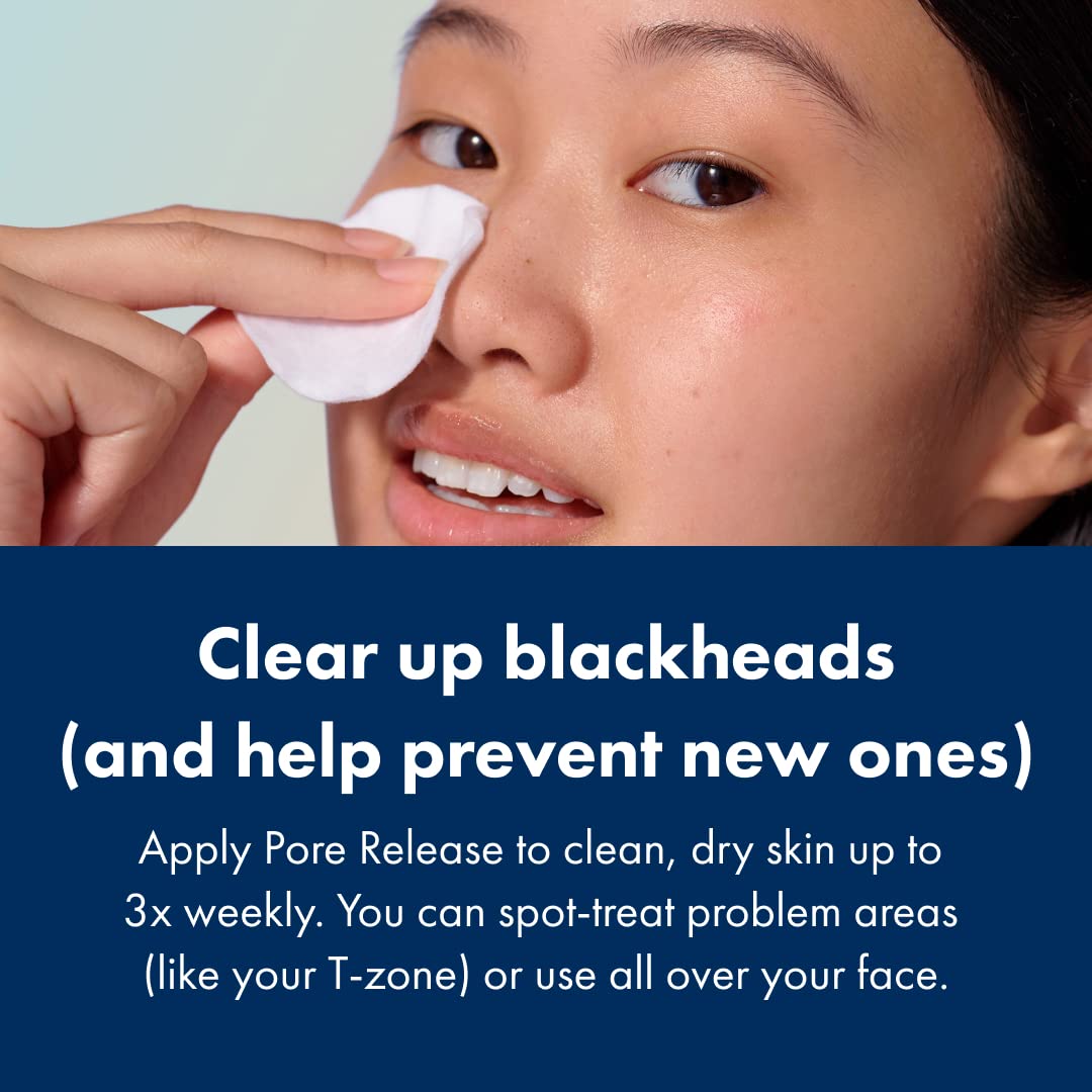 Hero Cosmetics Pore Release Blackhead Clearing Solution - Exfoliating Toner Featuring BHA, PHA, AHA and 2% Salicylic Acid (100 ml)