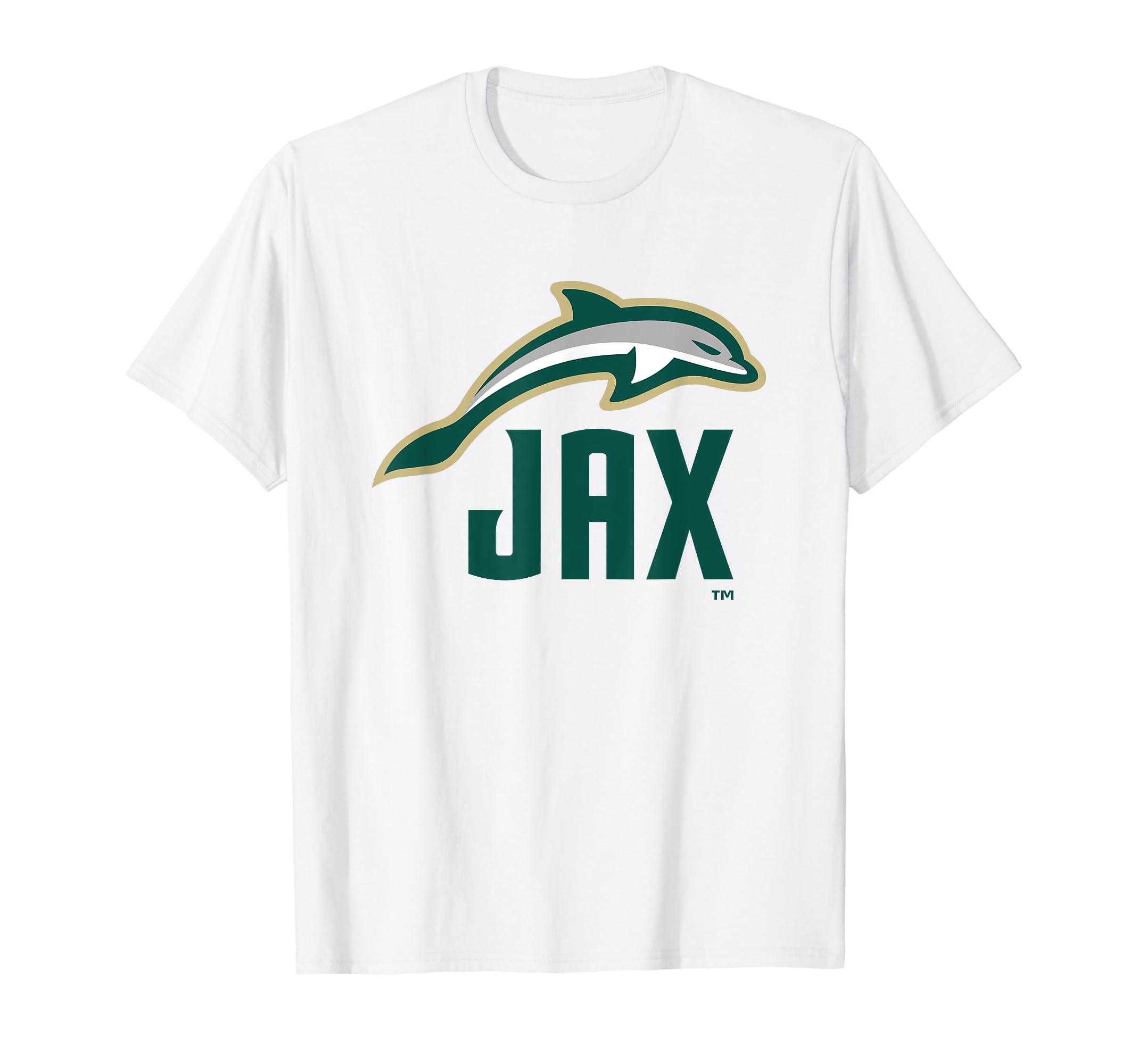 Jacksonville Dolphins Icon White Officially Licensed T-Shirt