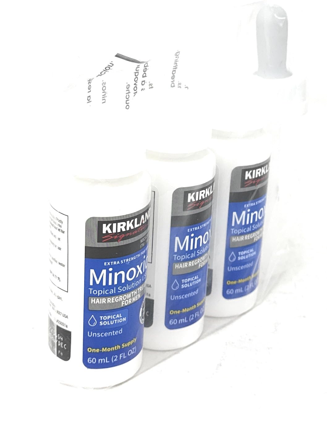 3 MONTHS Kirkland Extra Strength Minoxidil Topical Solution USP 5% Hair Regrowth