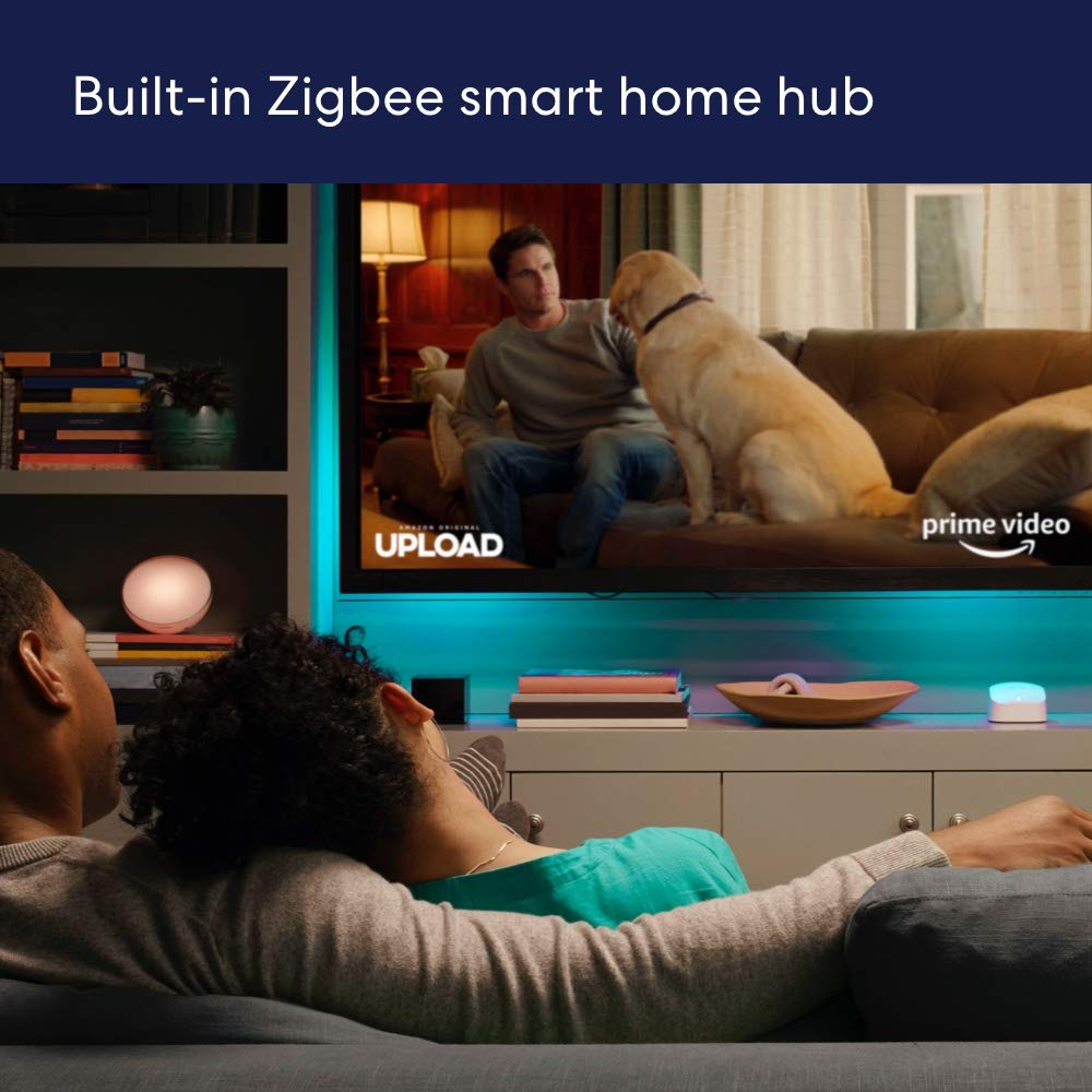 Amazon eero 6 mesh wifi system - Supports speeds up to 500 mbps, Connect to Alexa, Coverage up to 3,000 sq. ft., 2-pack, one router + one extender