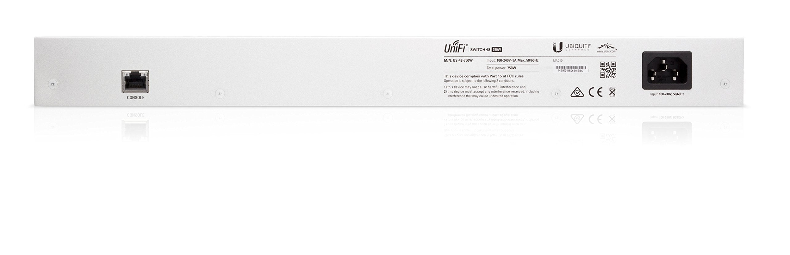 Ubiquiti UniFi Switch 48 Port US-48-750W Managed PoE+ Gigabit Switch with SFP 750W