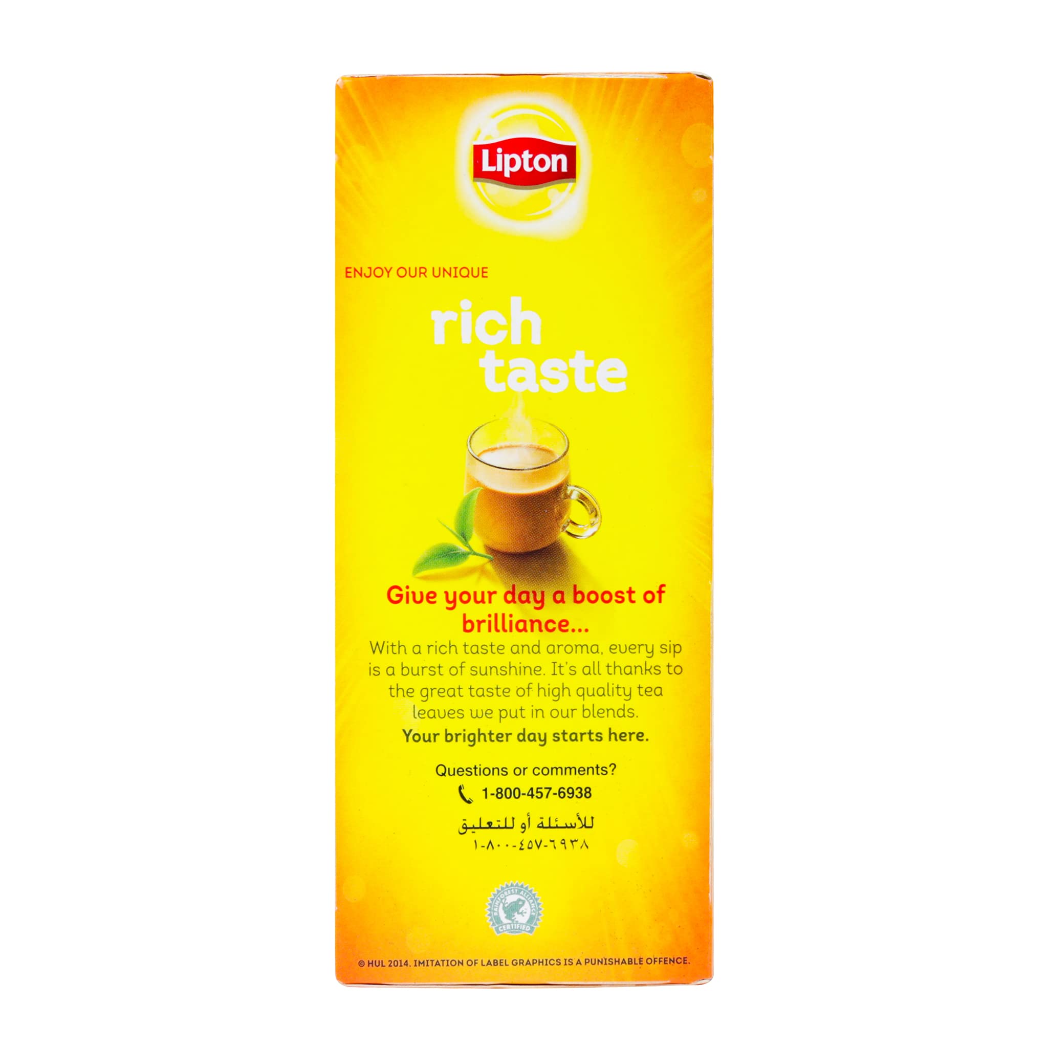 Lipton Yellow Label Tea International Blend 100 Tea Bags