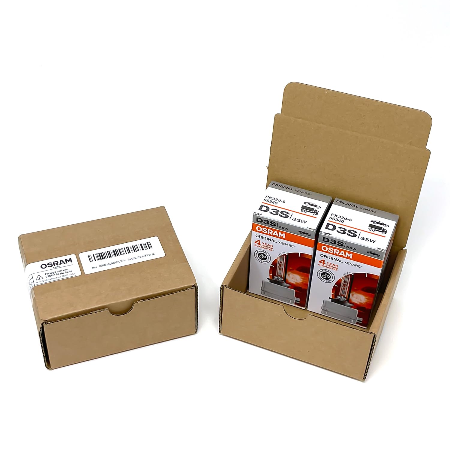 OSRAM XENARC D3S HID Xenon Headlight bulbs 66340 Pack of 2 by ALI