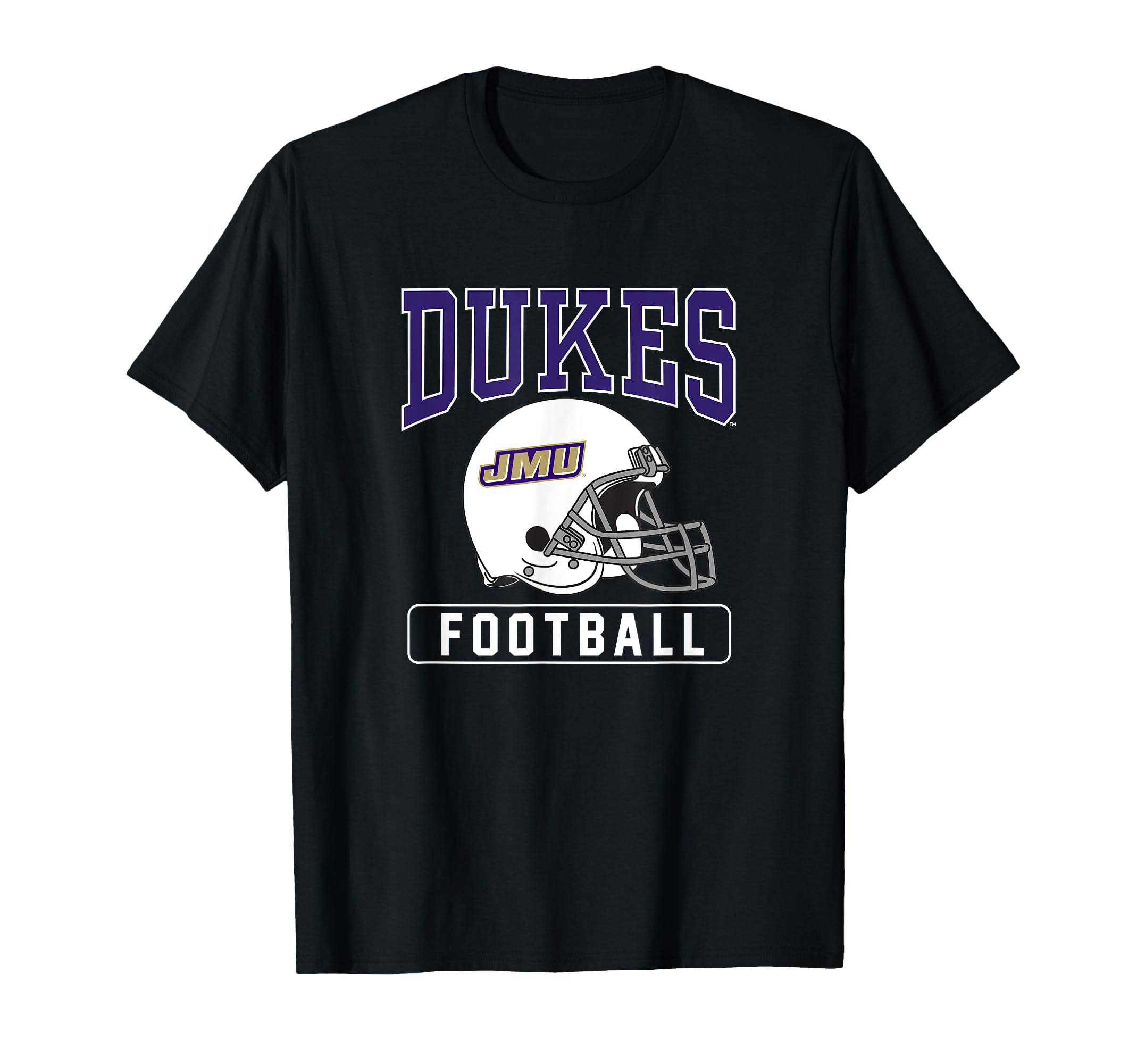 James Madison University JMU Dukes Football Helmet T-Shirt