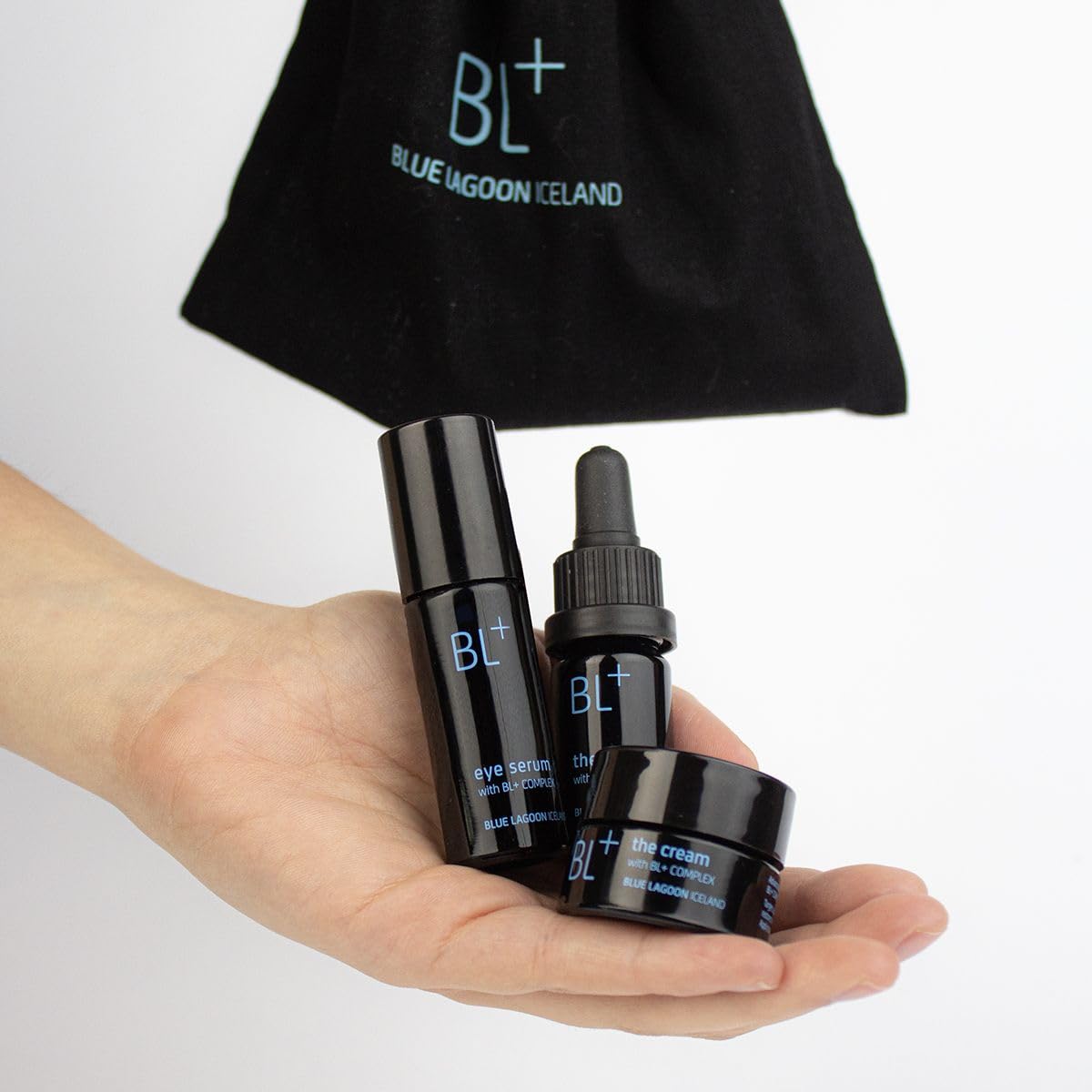 Blue Lagoon - BL+ Award Winners Kit, BL+ Eye Serum, BL+ The Serum, BL+ The Cream (20% Savings - $268 Value) | Sustainable, Bioactive Luxury Skincare (3-Piece Set)