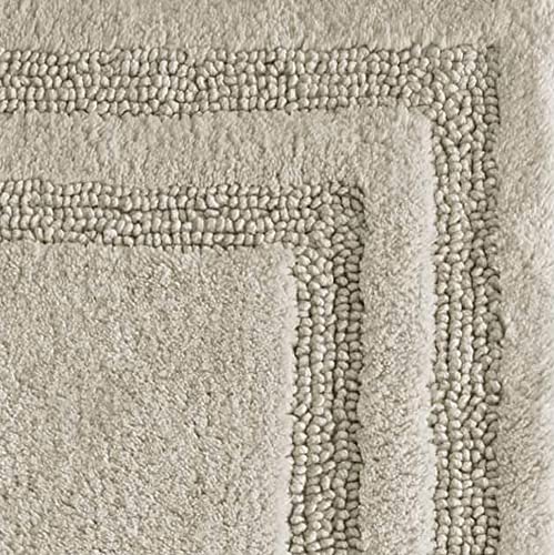 Tommy Bahama - Bathroom Rugs, Cotton Bath Mat, Highly Absorbent Bathroom Decor (Isla Grey, 2 Piece)