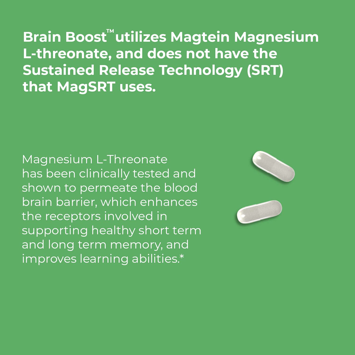 Jigsaw Health Brain Boost | Magnesium L-Threonate | 90 Capsules