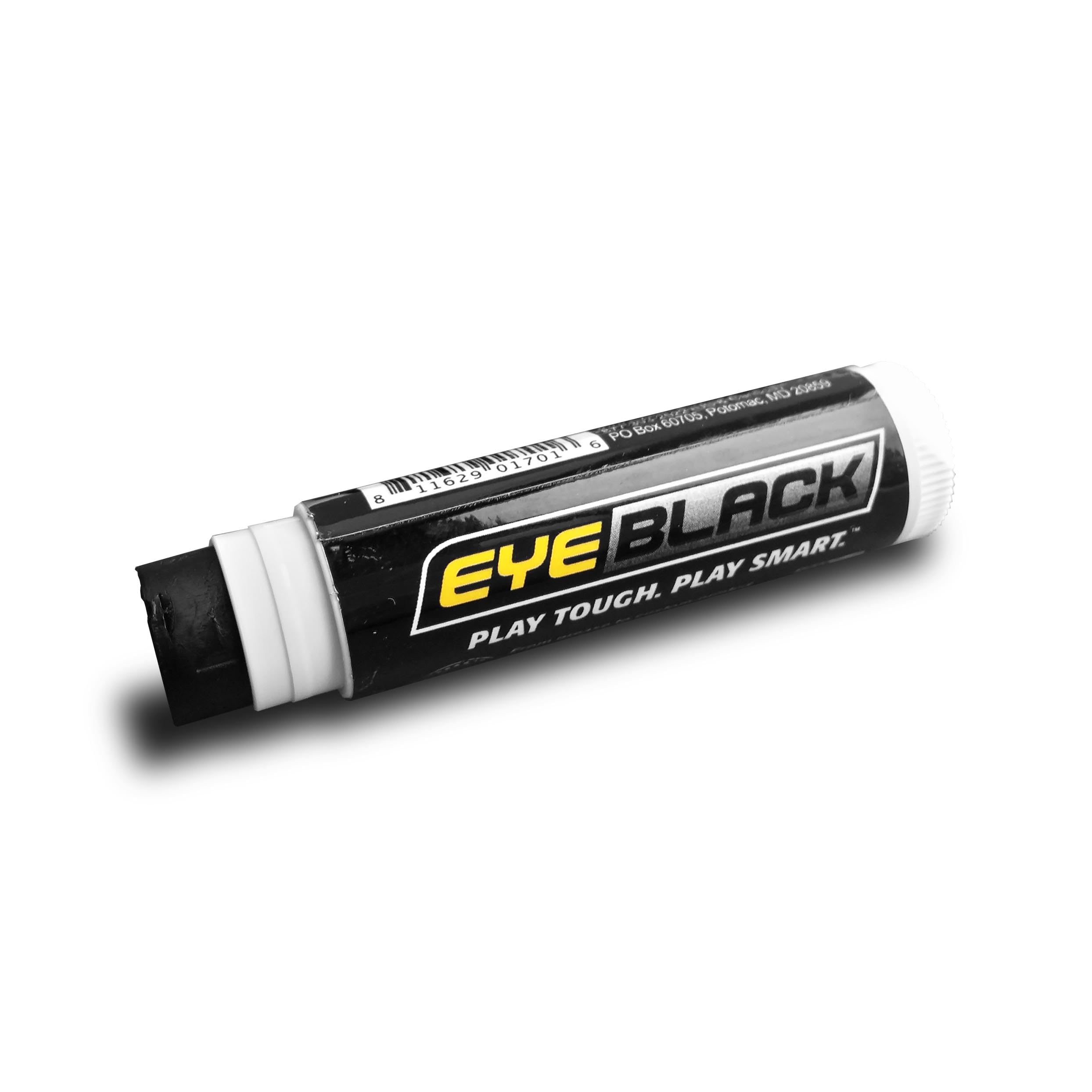 EyeBlack Anti-Glare Under Eye Black Sports Grease Stick for Pro Performance - Softball, Football, Baseball, Soccer, Cheer, Volleyball – Tailgate, Championship, Playoffs, Game Day - 1 Stick