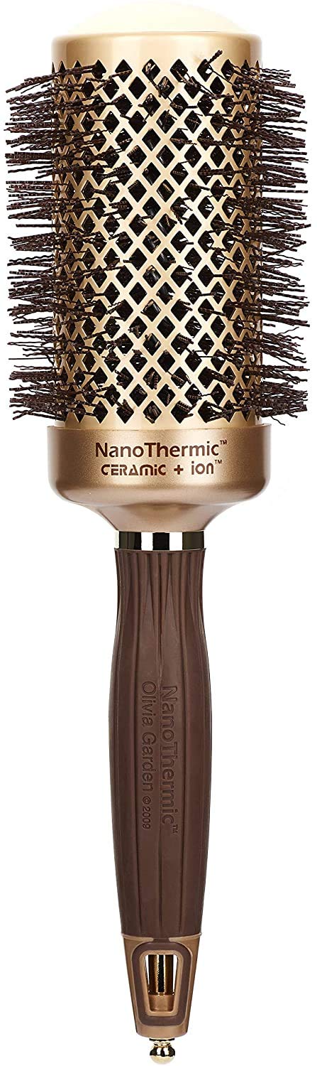 Olivia Garden NanoThermic Ceramic + Ion Round Thermal Hair Brush NT-54 (2 1/8")