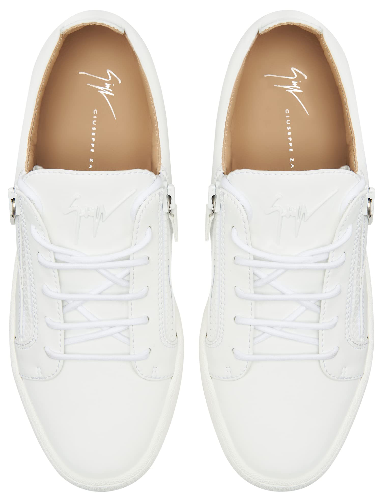 Giuseppe Zanotti, Frankie Low-Top Sneakers Fabric, 7.5, White