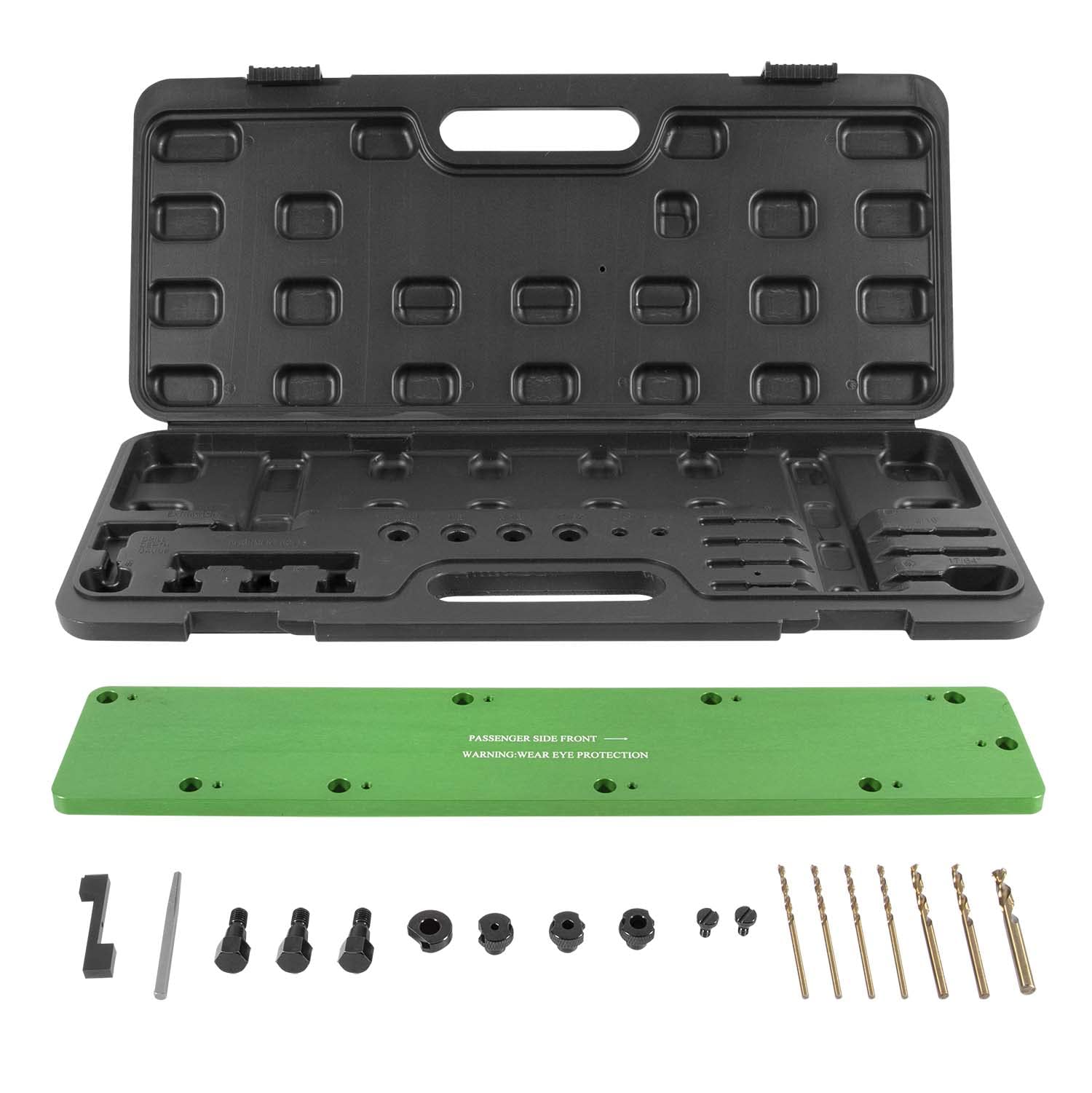 71500 Exhaust Manifold Bolt Stud Drill Template Removal Tool Set for Dodge 5.7L Hemi Motors, Remove Broken Exhaust Manifold Bolts Without Damage Cylinder Head