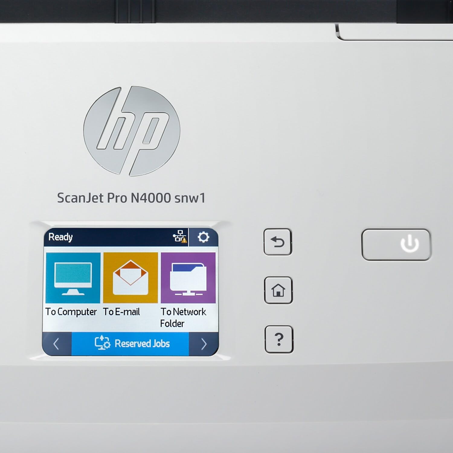 HP ScanJet Pro N4000 snw1 (6FW08A) 40ppm Wi-Fi/USB Color Duplex Scanner with Control Panel for Documents, Photos, Receipts, and Cards. TWAIN/ISIS drivers included
