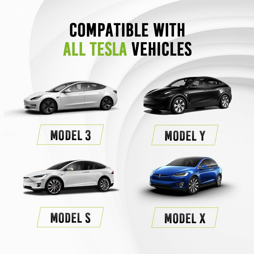 Morec J1772 to Tesla Charging Adapter 60 Amp / 250V AC - Compatible with SAE J1772 Charger [Only for Tesla Owners]