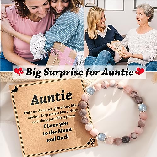 Tarsus Auntie Gifts from Niece, Aunt Gifts, Aunt Gifts from Niece Nephew, Best Aunt Ever Gifts, Aunt Auntie Christmas Mothers Day Birthday Gifts for Aunt Bracelet