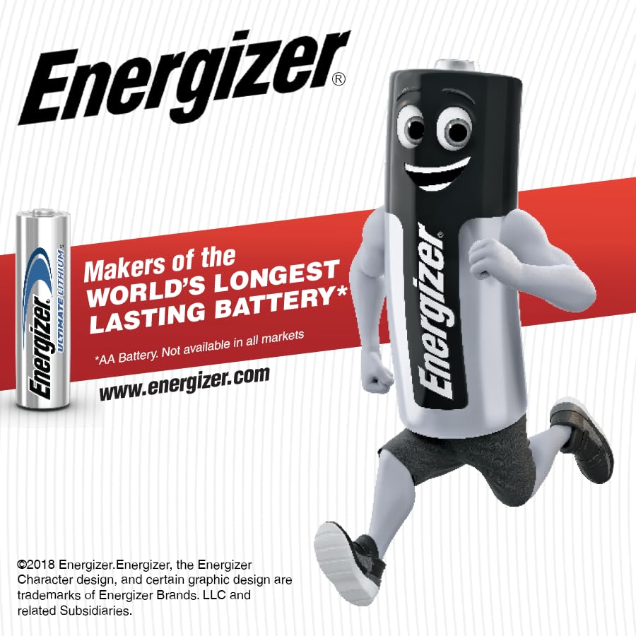 Energizer 9V Batteries, 2 Count MAX Premium Alkaline 9 Volt