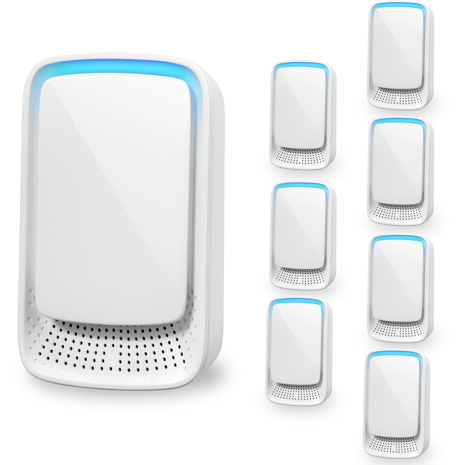 Plug in Air Purifier, Air Ionizer for Home, Quiet Air Freshener for Kitchen, Bedroom, Office, Portable Mini Filterless Mobile Air Cleaner for Pets, Smoke Smell, Dust, Odor (8Pack)