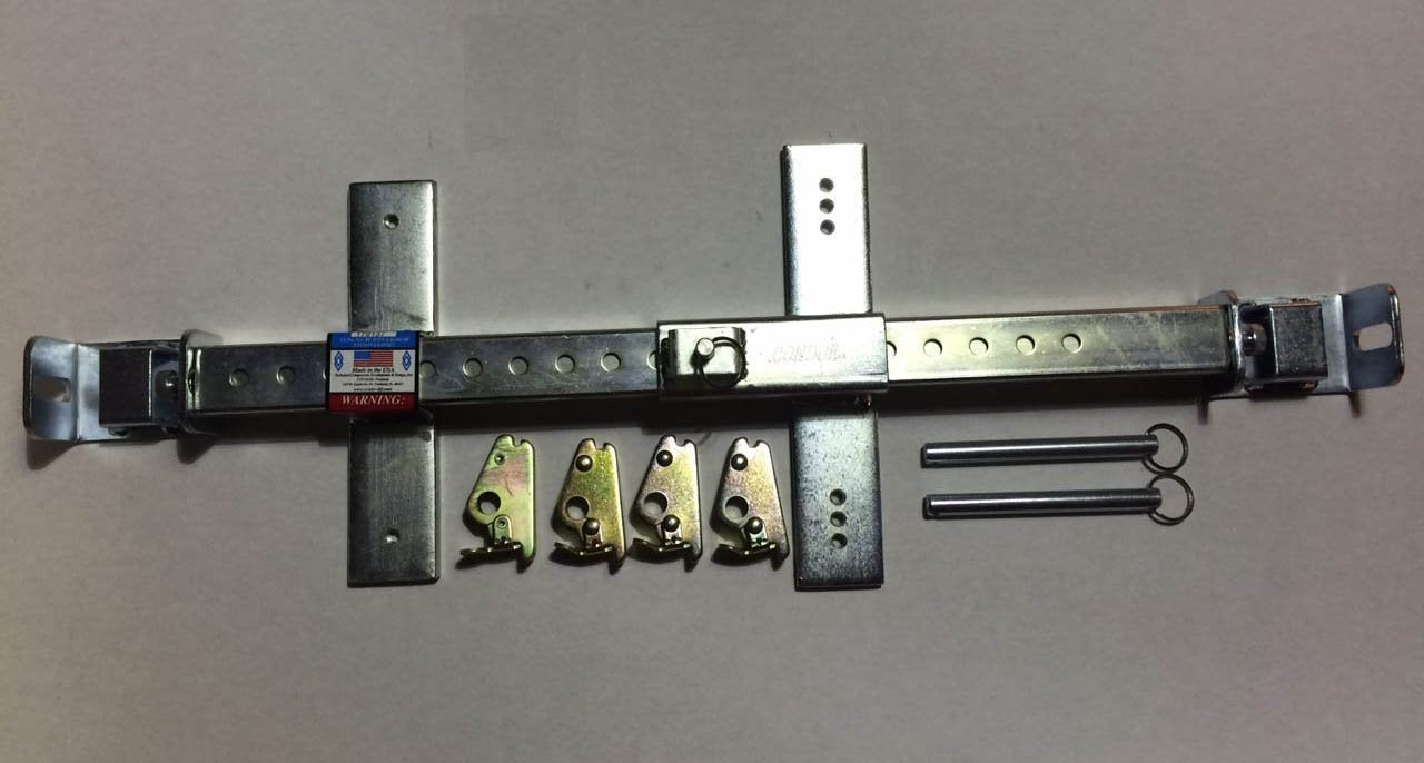 CONDOR UNIV-E Track Universal E-Track Adapter Kit