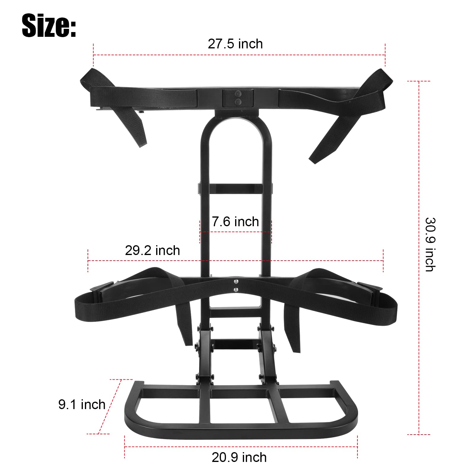 Roykaw Universal Golf Cart Rear Seat Bag Holder Compatible with EZGO/Club Car/Yamaha Golf Cart with Rear Seat Grab Bar, Upgrade 3rd Generation - Don't Occupy The Rear Seat/No Drilling Required