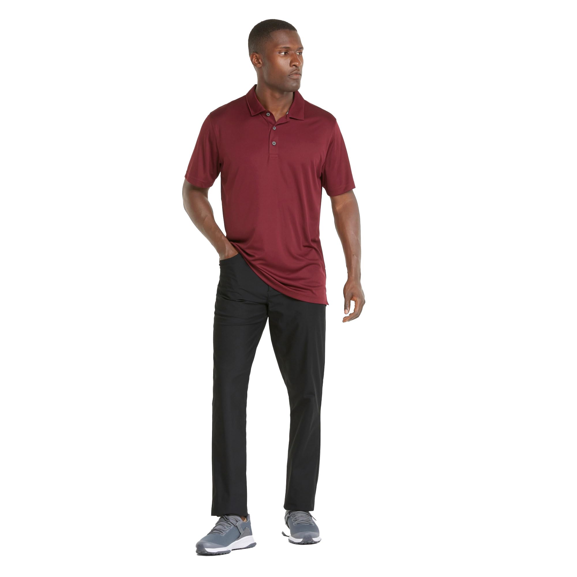 Puma Golf Men's Gamer Polo, Zinfandel, XL