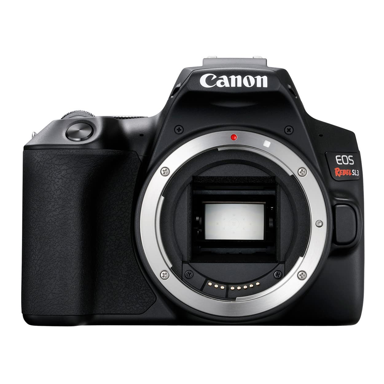 CANON EOS Rebel SL3 DSLR Camera, Built-in Wi-Fi, Dual Pixel CMOS AF and 3.0 inch Vari-Angle Touch Screen, Body, Black