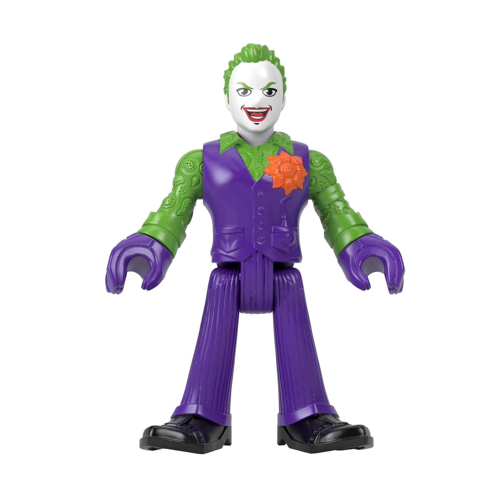 Fisher-Price Imaginext DC Super Friends Robot Toy, The Joker Insider & LaffBot 12-Inch with Lights Sounds & Figure for Kids Ages 3+ Years