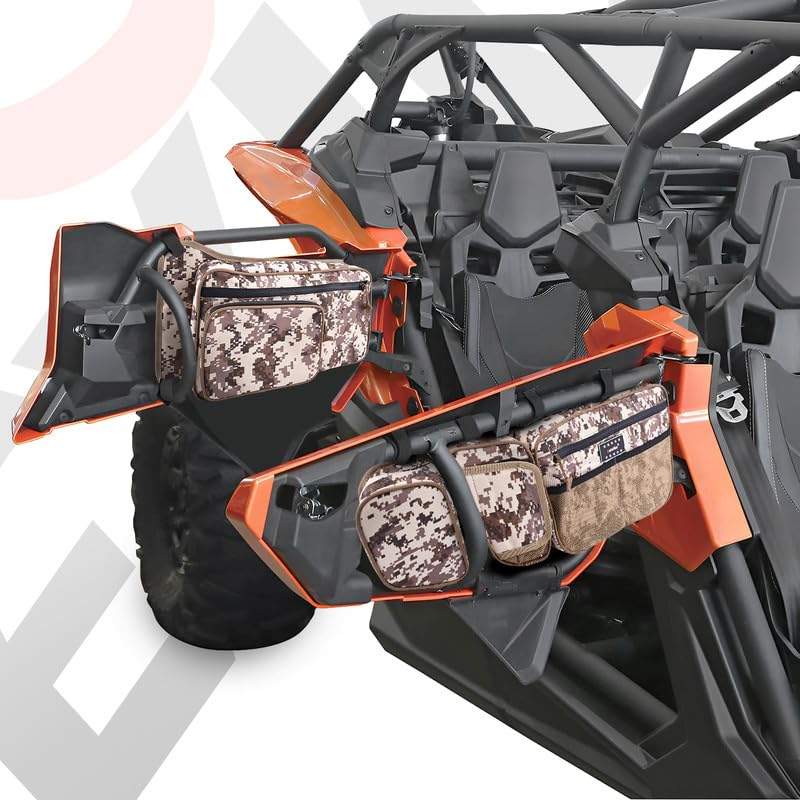 Hutexico UTV Door Bags, Door Storage Bags Compatible with Talon 1000R 1000X 1000X-4 2019-2023, UTV Lower Door Bags Tool Pouch Accessories