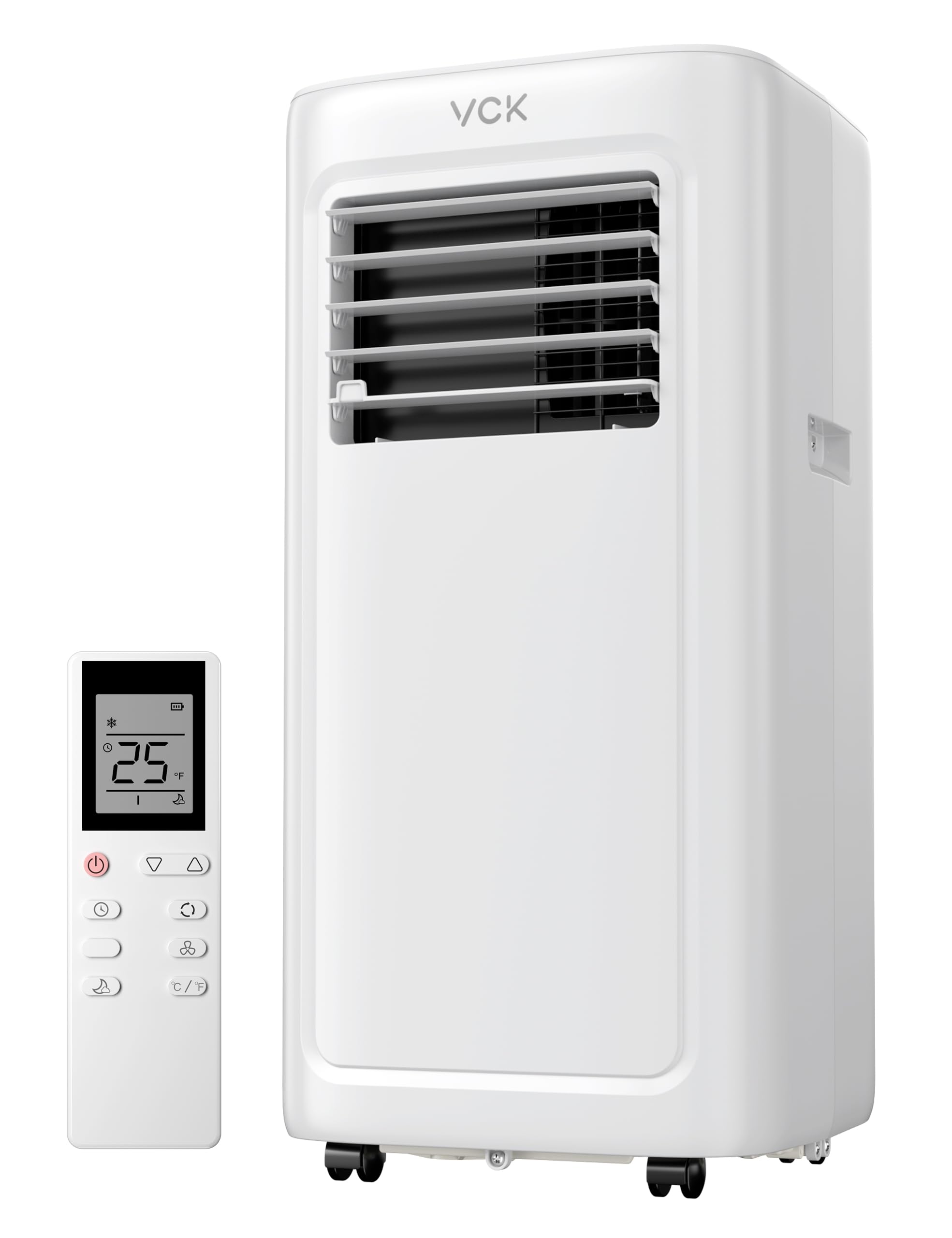 Space Heater,VCK 1500W 24" Portable Electric Heaters for Indoor Use,75° Oscillation,3 Modes,8H Timer, Quite PTC Ceramic Heating with Thermostat,Safety Protection,Remote for Office,Home Bedroom